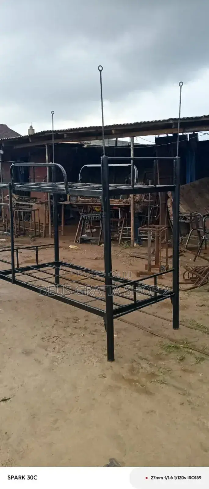 Bunk Bed With Mosquito Net Hanger