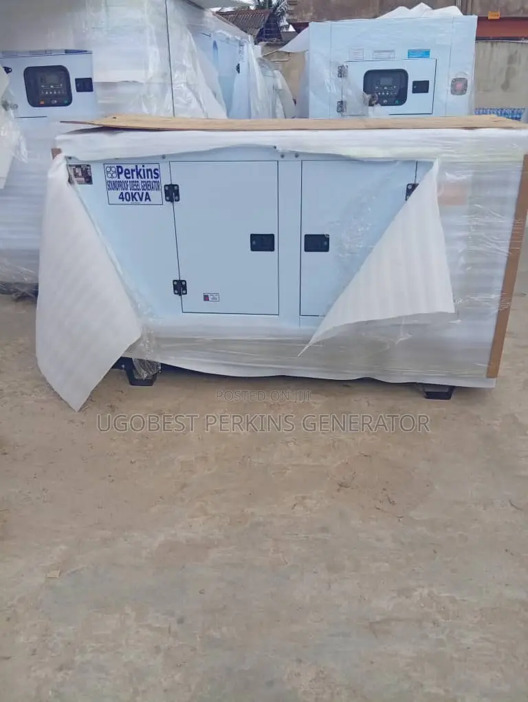 40kva Perkins Generator Soundproof 100% Copper Coil Ready
