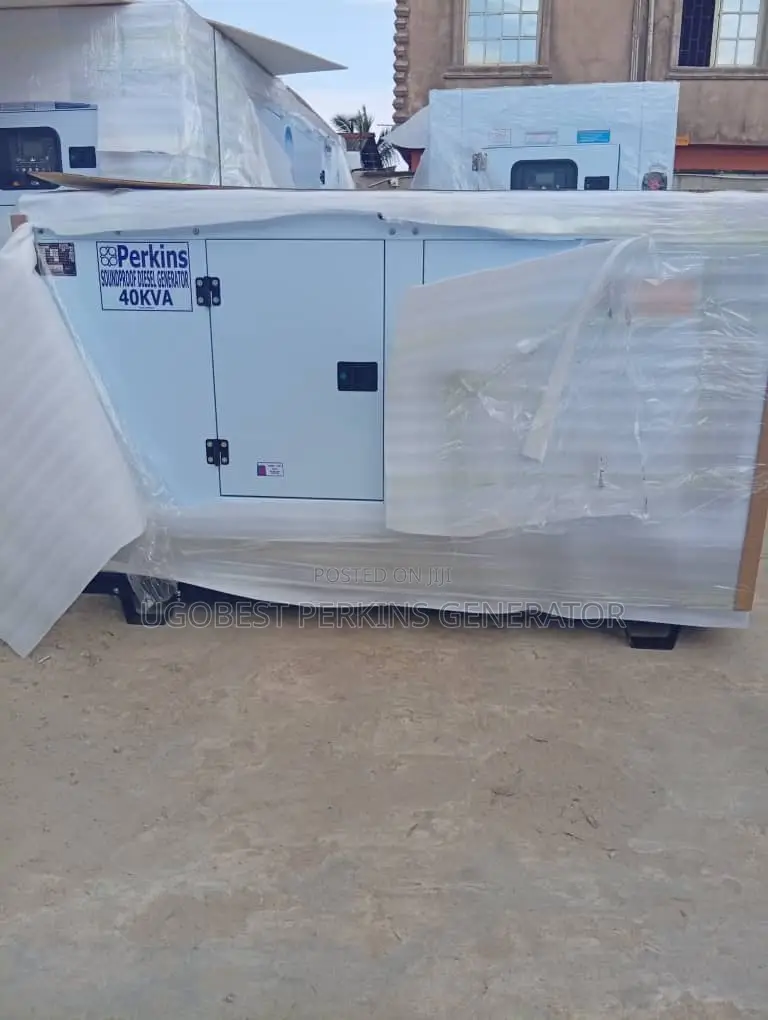 40kva Silent Soundproof Perkins Generator 100% Copper Coil