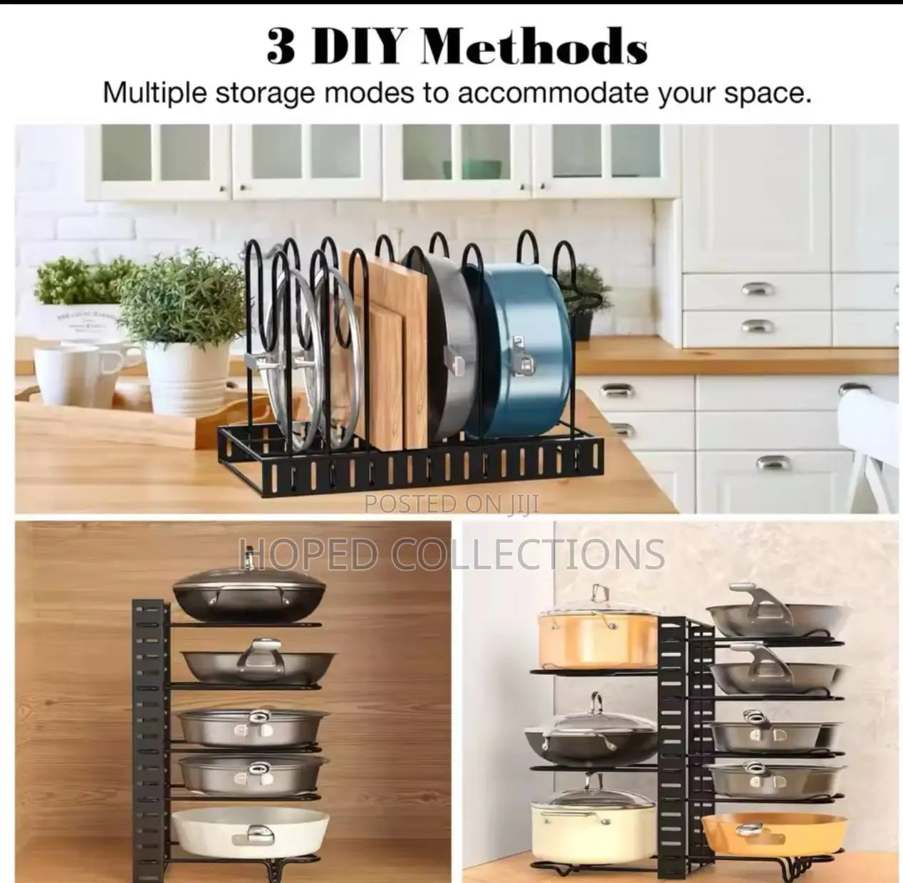 8 Tier Pot Rack
