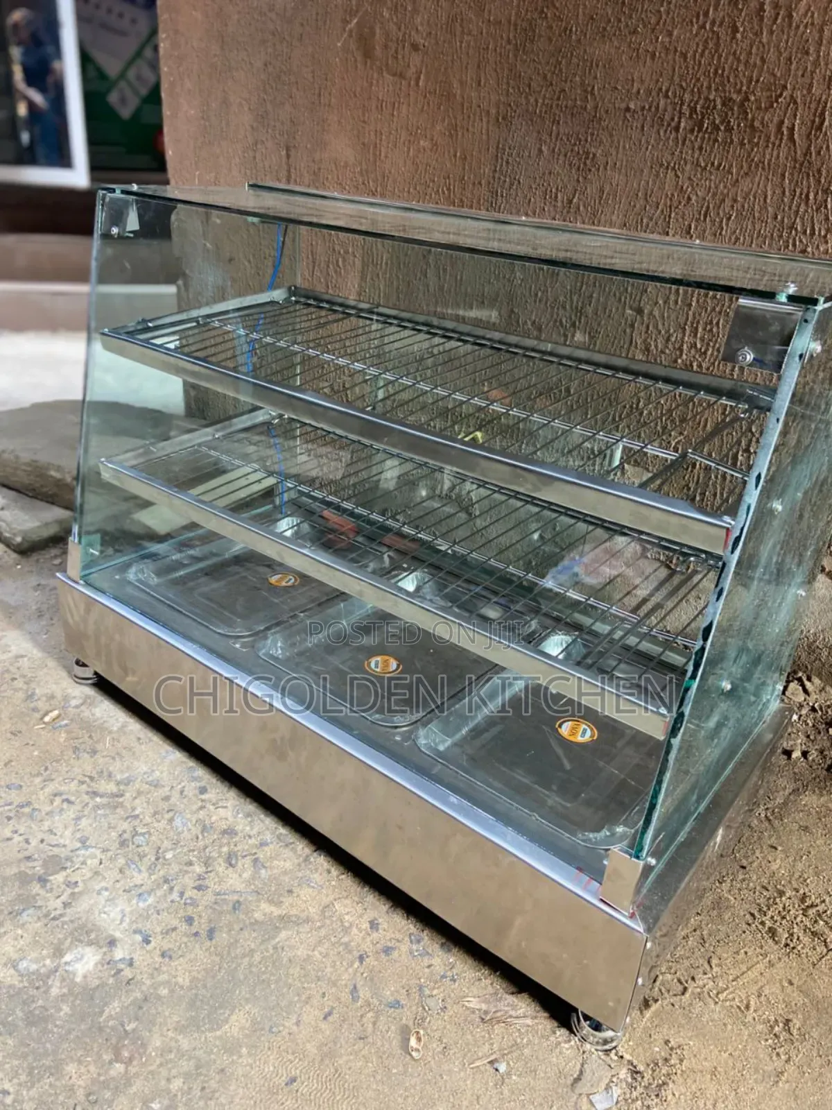 3plates Snacks Warmer Fabricated