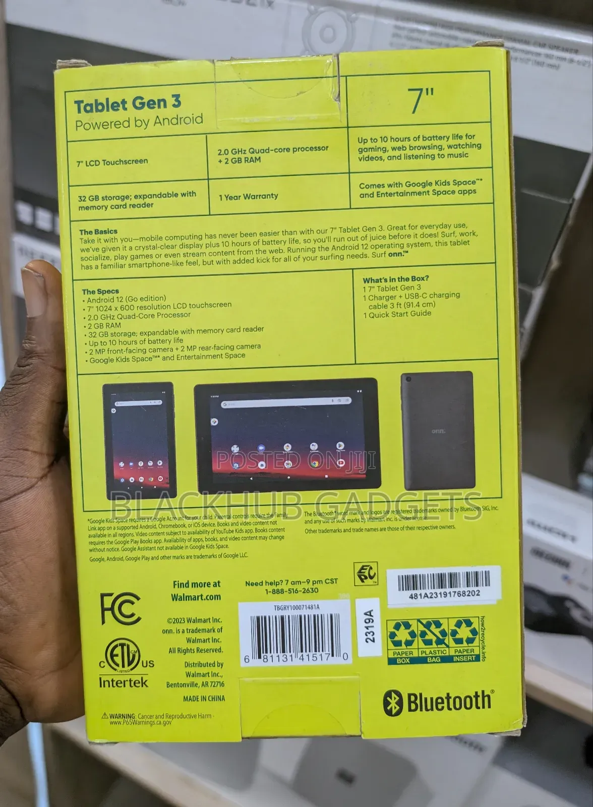 New Tablet 32 GB Black