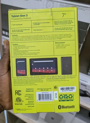 New Tablet 32 GB Black