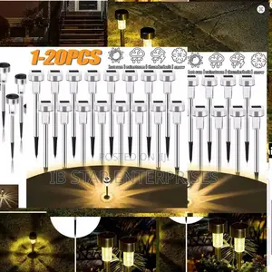 Exceptional 20pcs Solar Garden Lawn Lights, Rain or Shine