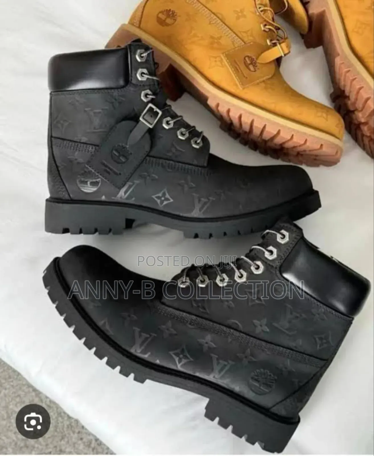 New Design Louis Vuitton Black Timberland