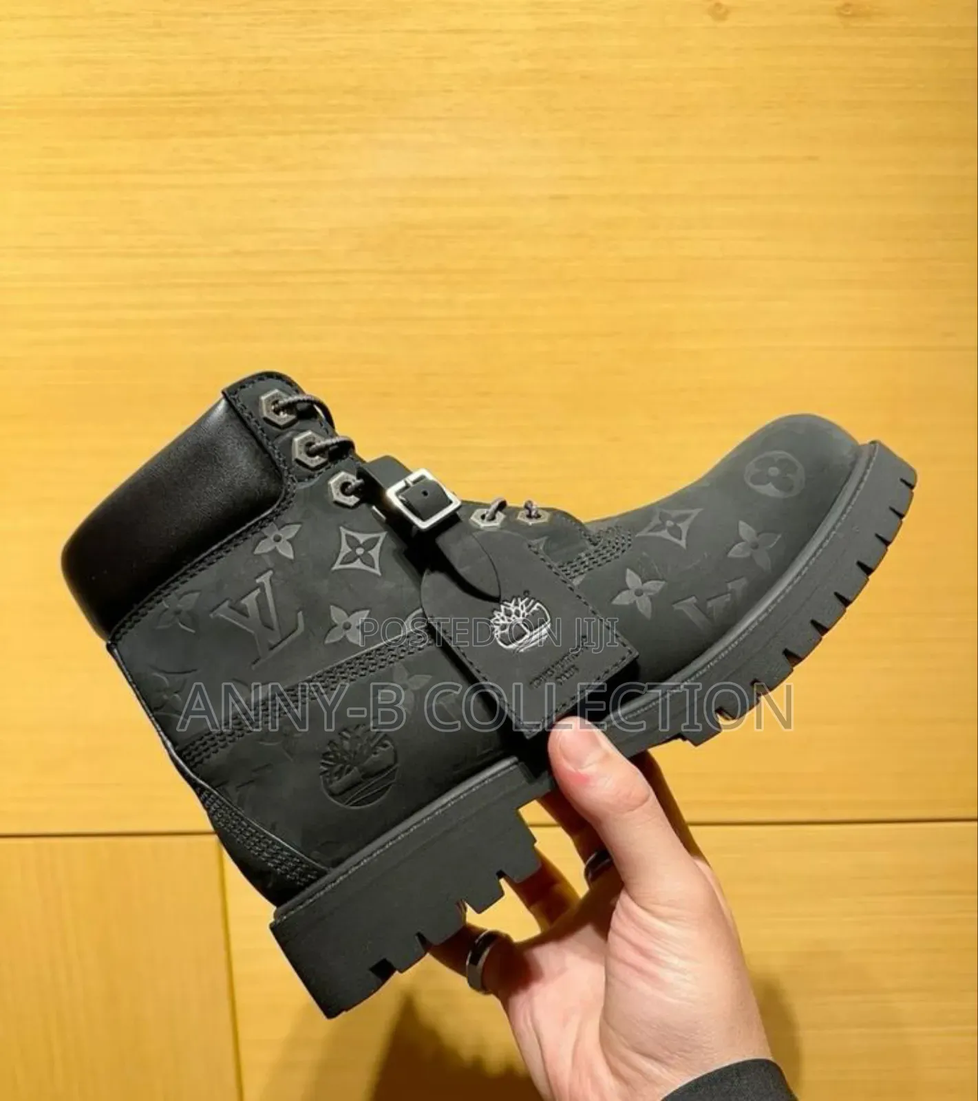 New Design Louis Vuitton Black Timberland