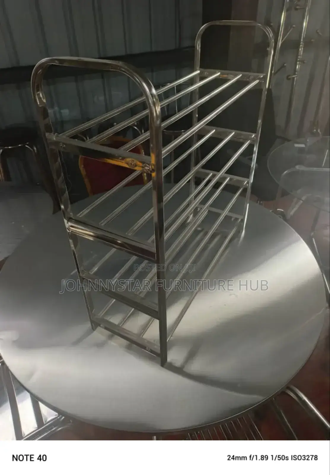 Stainless Shoe Rack