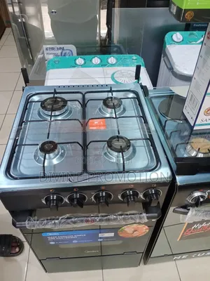 Midea Gas Cooker, 50*50cm, 4 Burner Gas With Warranty