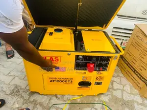 Atlas 12kva Soundproof Generator 100% Copper Wire