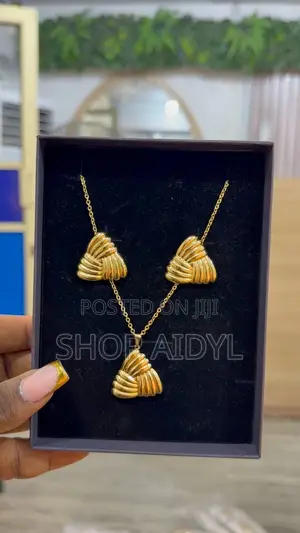 Photo - Non Tarnish Stainless Steel Necklace and Earring