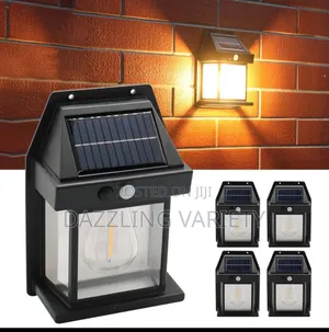Waterproof Solar Induction Wall Lamp With Motion Sensor for Security