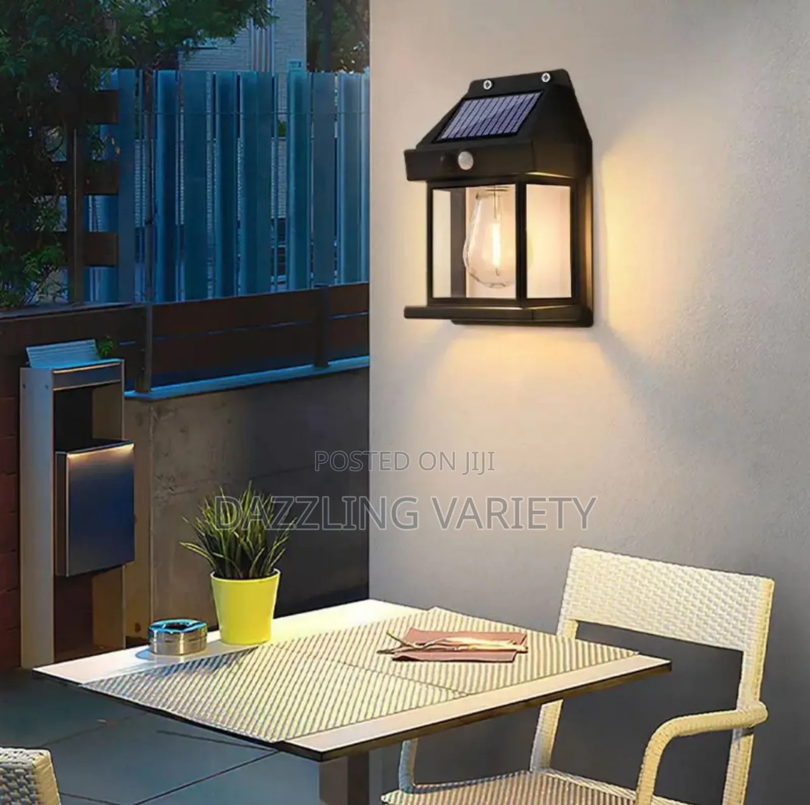 Waterproof Solar Induction Wall Lamp With Motion Sensor for Security
