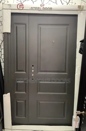 4ft Gray Mart Steel Door