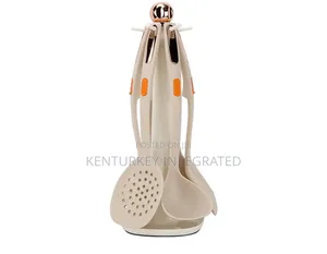 7-Piece Silicone Kitchen Utensil Set With Hanging Stand