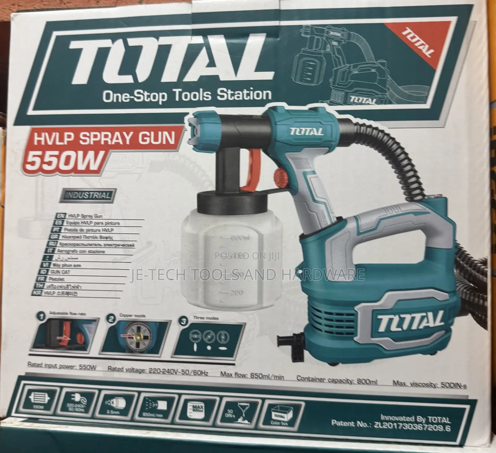 Total Plug and Spray 550w