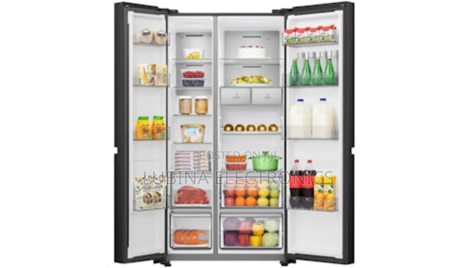 Brand New Hisense Side-Side Fridge√514l√External√Dispenser√