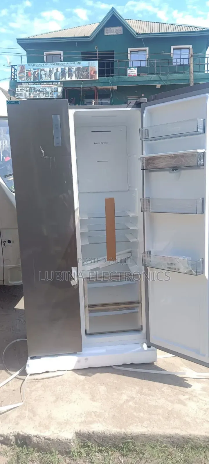 Brand New Hisense Side-Side Fridge√529l√Water Dispenser√
