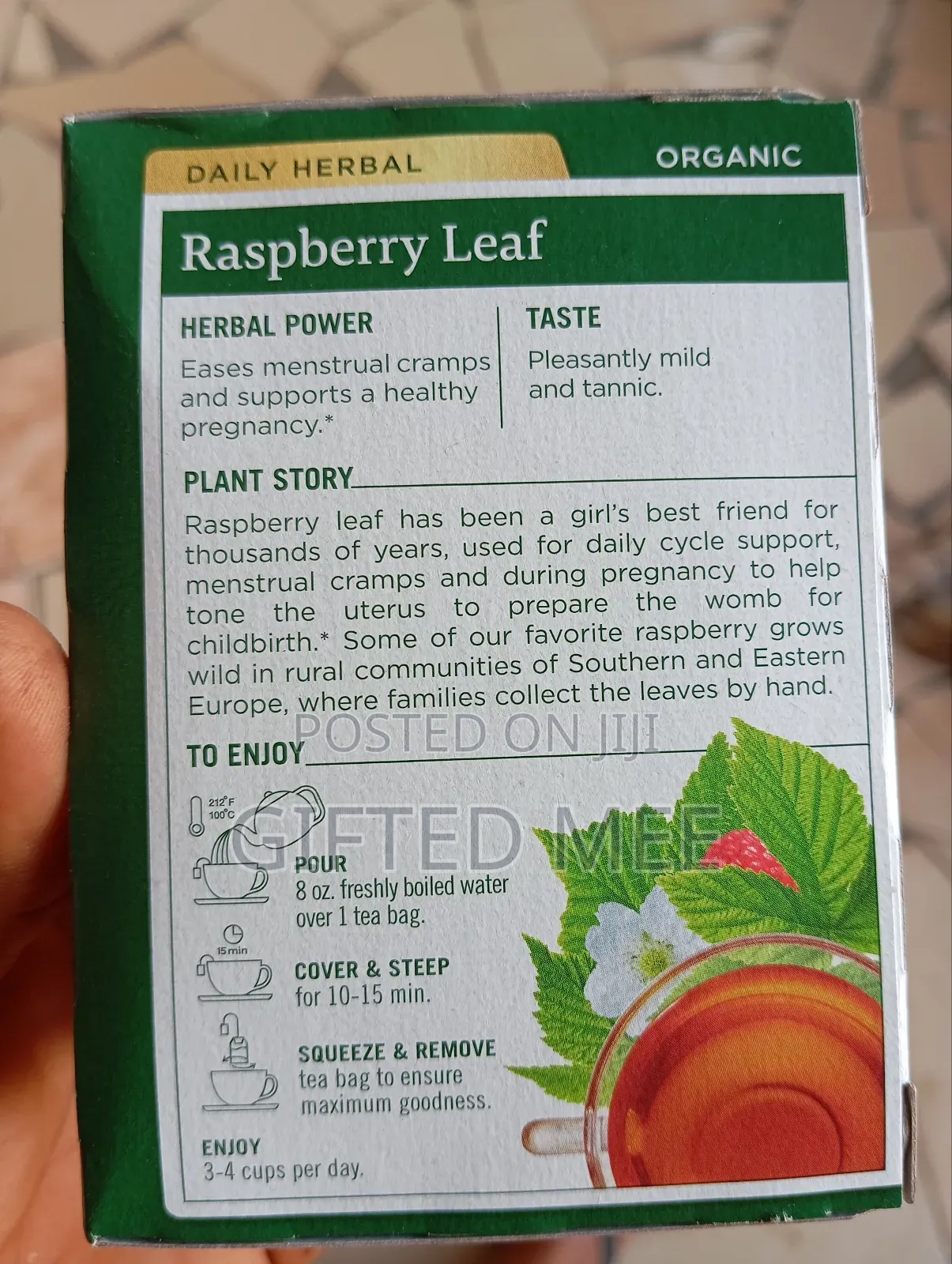 Raspberry Leaf Tea for Fertility and Wellness