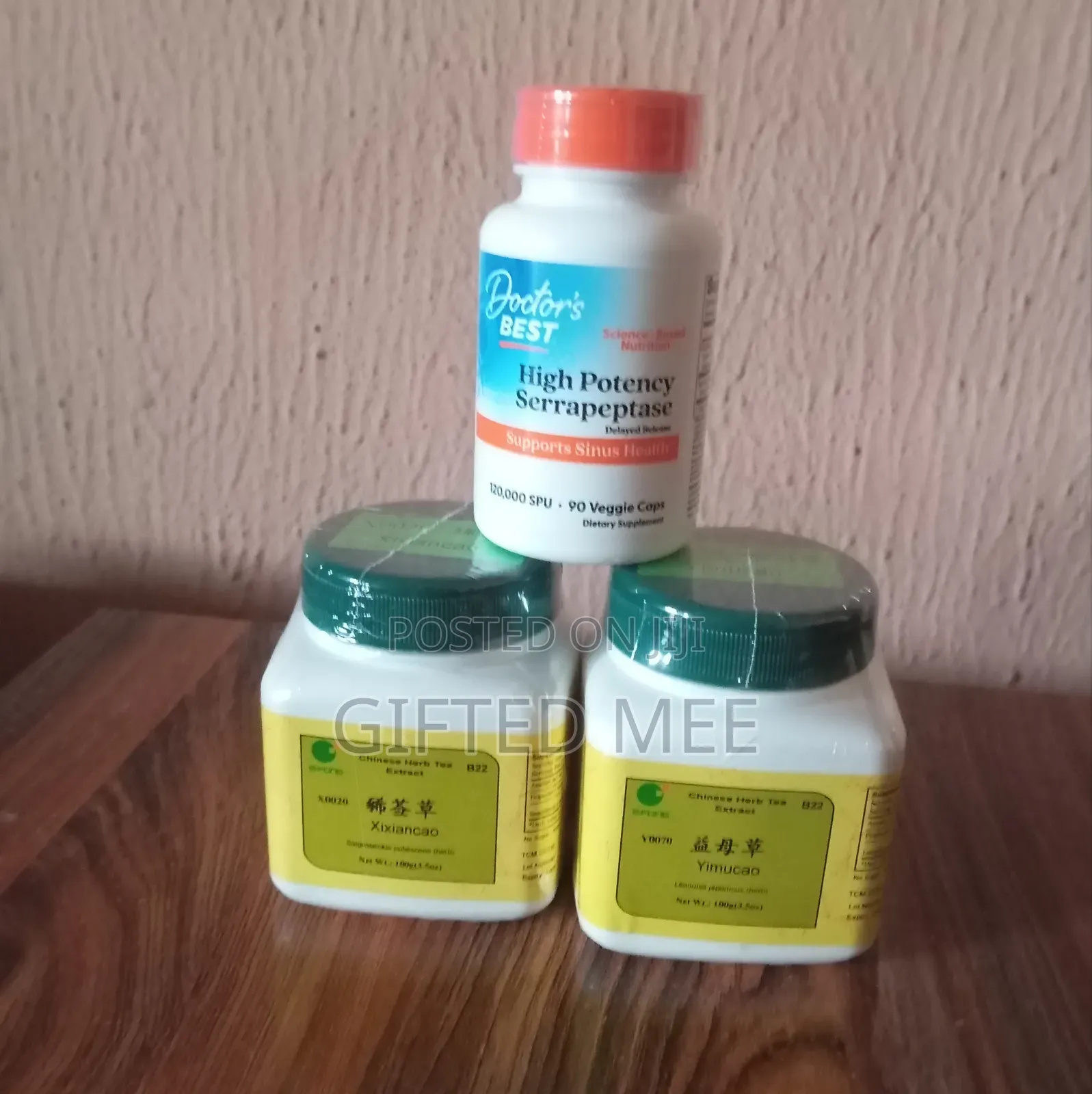 Serrapeptase, Yimucao and Xixiancao for Fertility