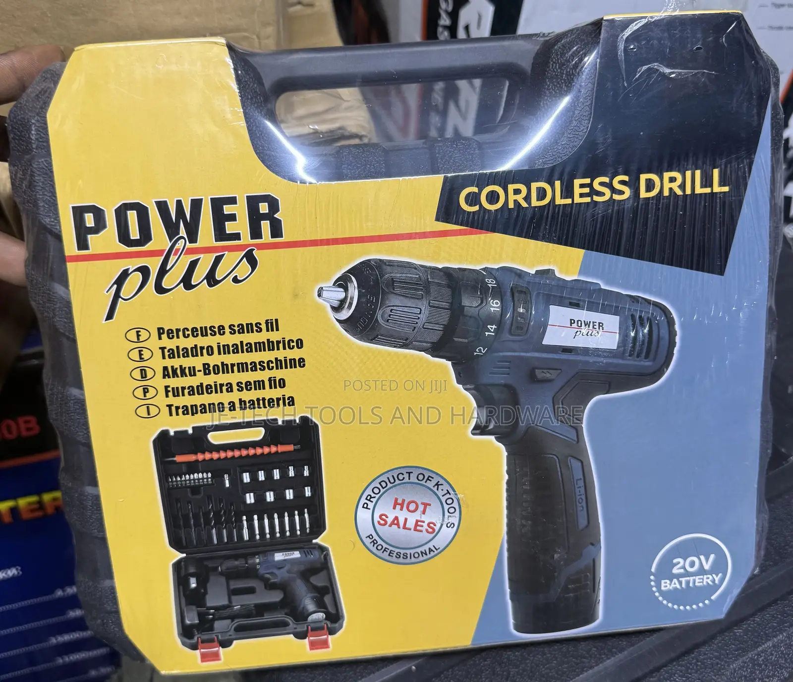 Mini 20v Cordless Drill Power Plus