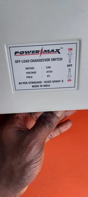High Quality Powermax 63 Amps Changeover Switch