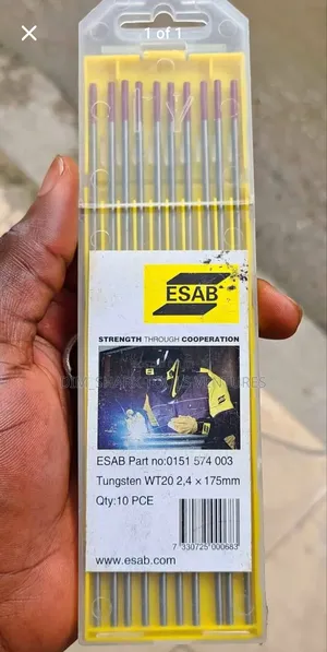 2.4mmx175mm Esab Tungsten Wt20 Welding Electrodes