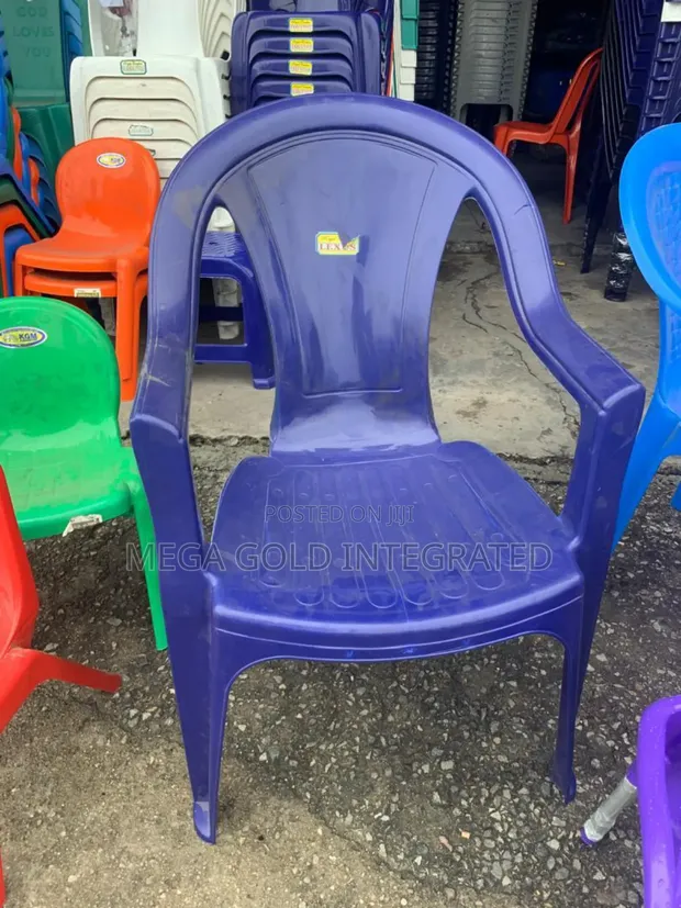 Original Plastic Chair in Eleme Furniture, Mega Gold Integrated