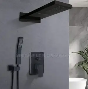 Black Concealed Panel Shower