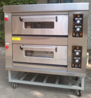 Industrial Gas Oven 2 Deck 4 Trays Gas