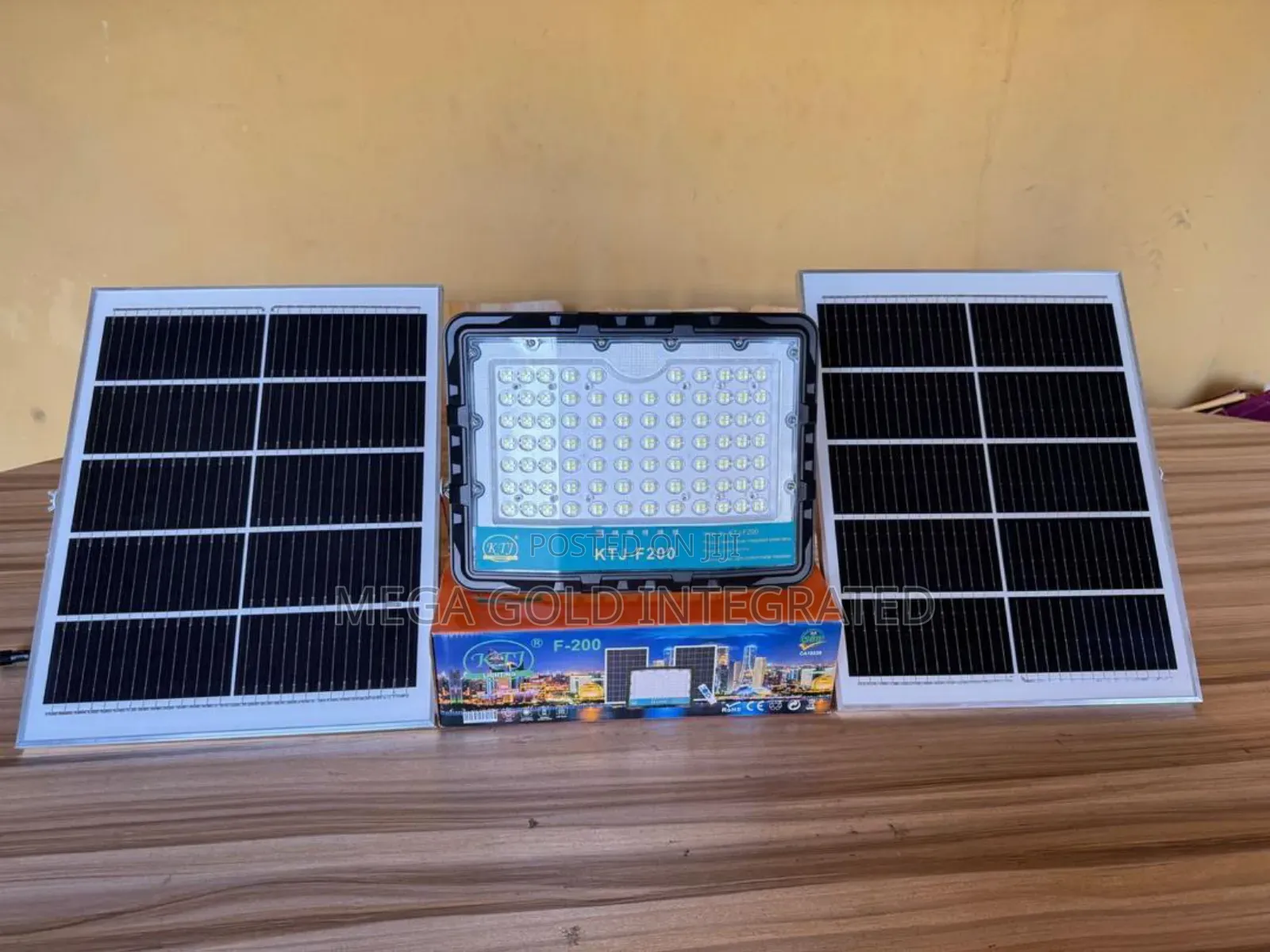 Original Street Light With 2 Solar 300 Watts