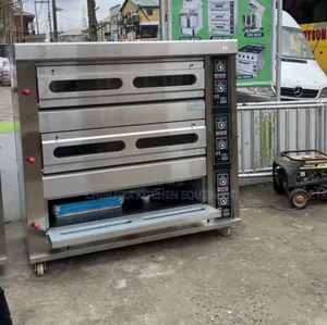 Industrial Gas Oven 3 Deck 12 Trays Oven