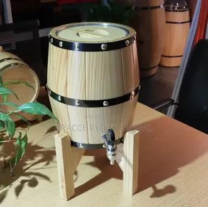 3l Pine Oak Wood Beer Barrel Disperser
