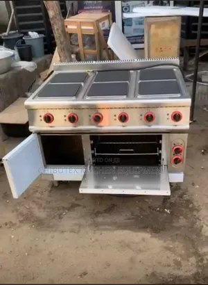 Industrial Electric Cooker 6 Burners With Oven