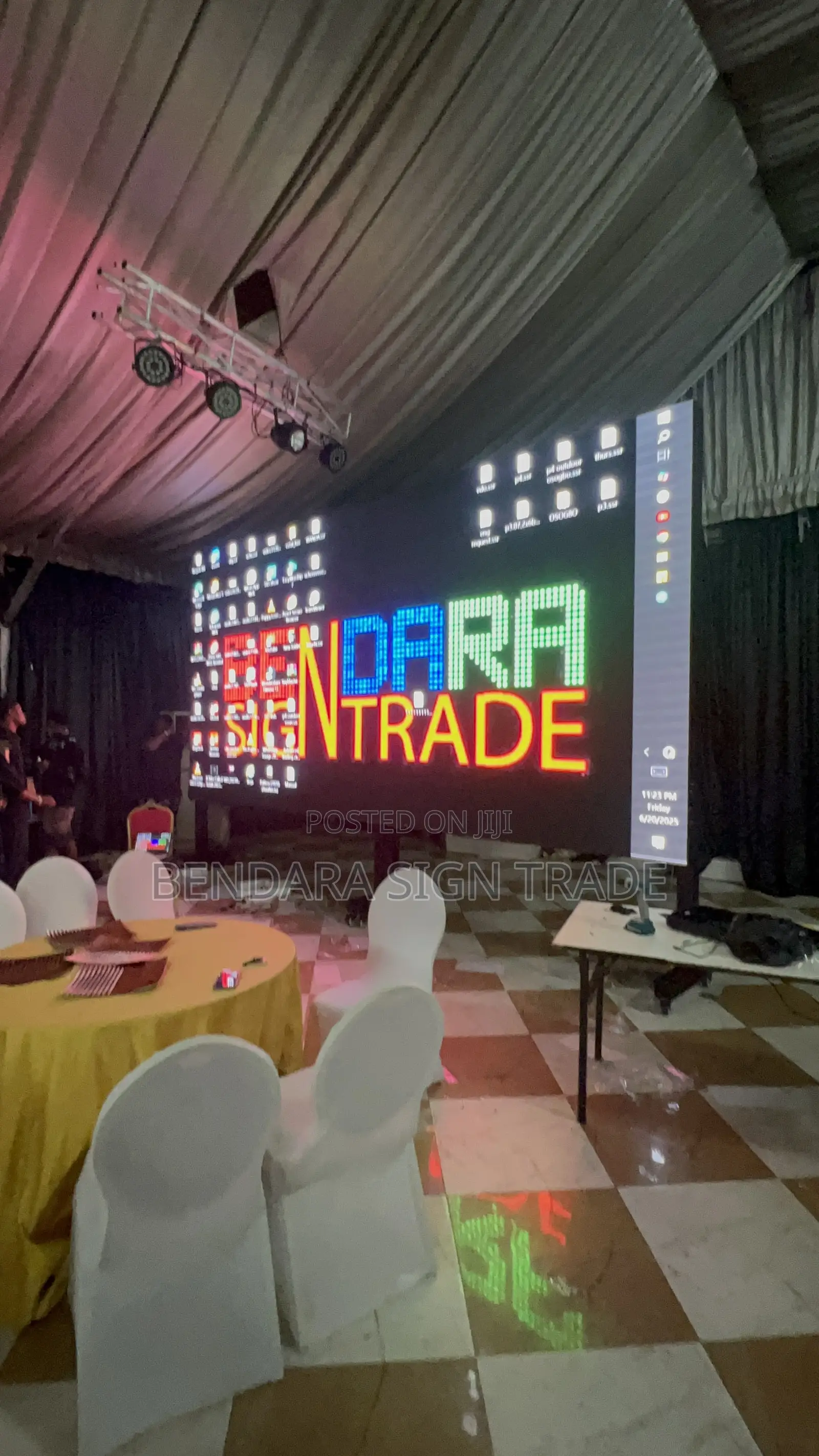 Event Led Screen Permanent