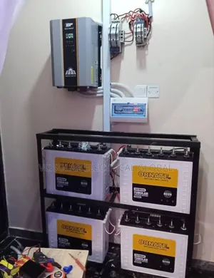 Full Package Of 4 Battery Installation And 12kva Inverter