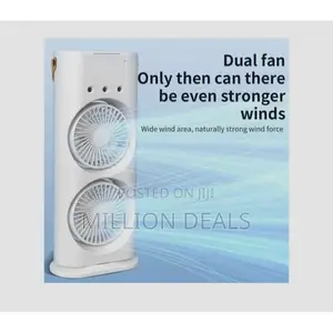 Double Ended Cooling Mist Rechargeable Fan