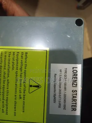 1.5hp Lorenzi Control Box