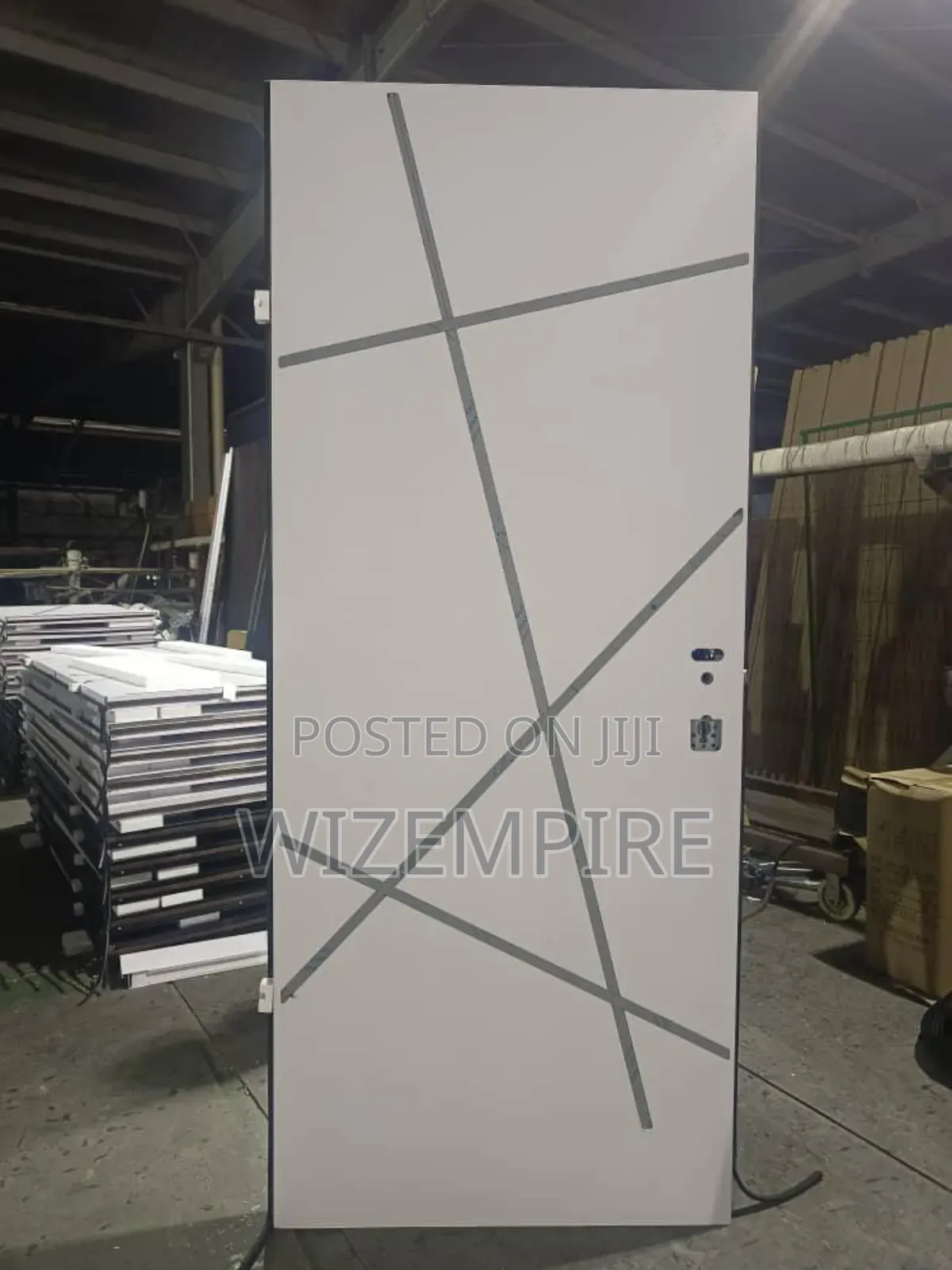 White Israeli Security Doors Available