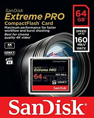 Sandisk Extreme Pro Compactflash Card 64GB