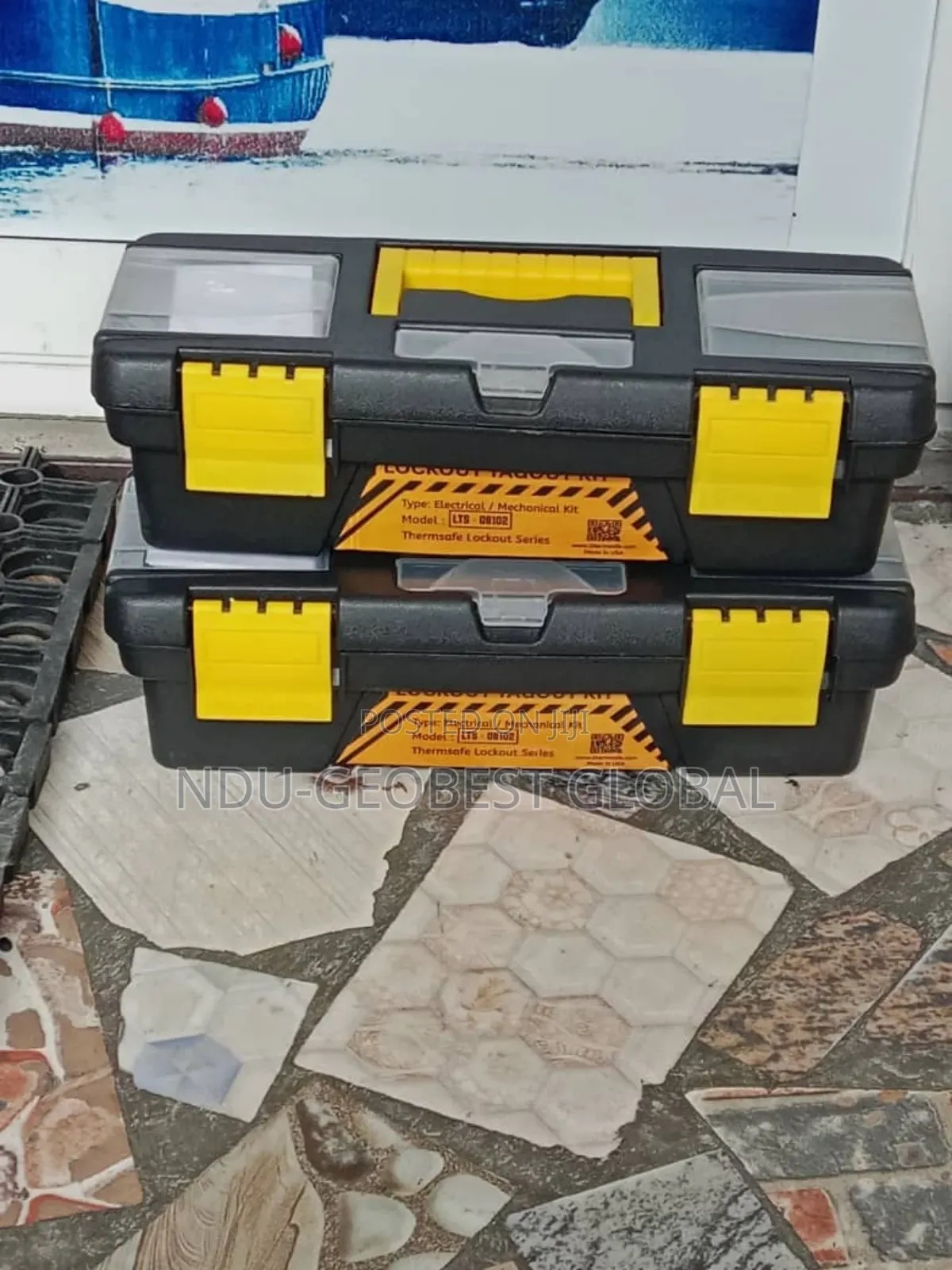 Plastic Toolbox Lockout Tagout Kit