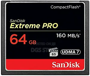 Sandisk Extreme Pro Compactflash Card 64GB