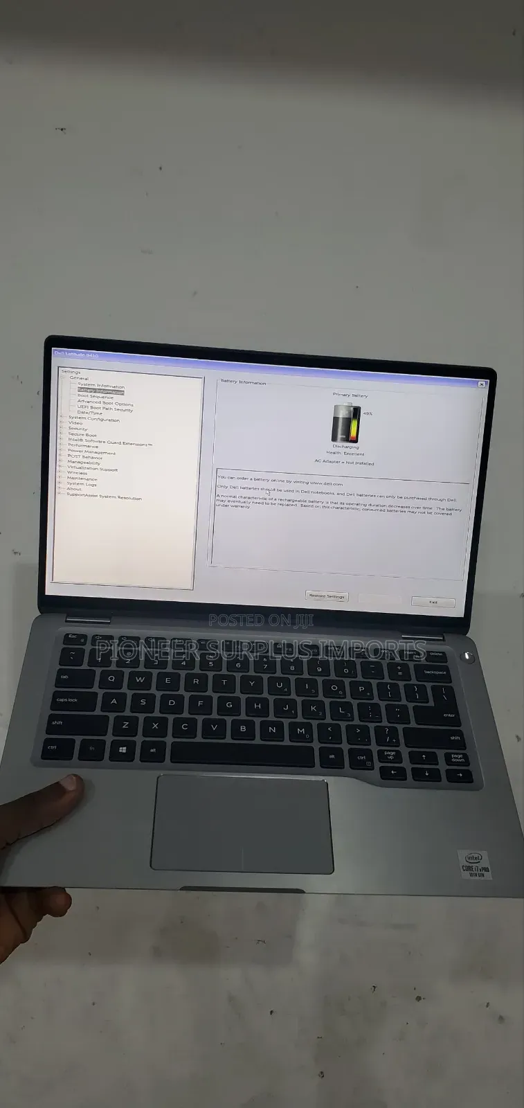 Laptop Dell 16GB Intel Core I7 SSD 512GB