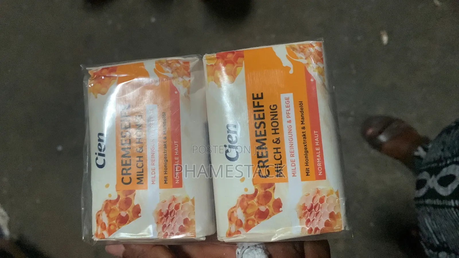 Cien Cream Soap Milk and Honey Bar Soap
