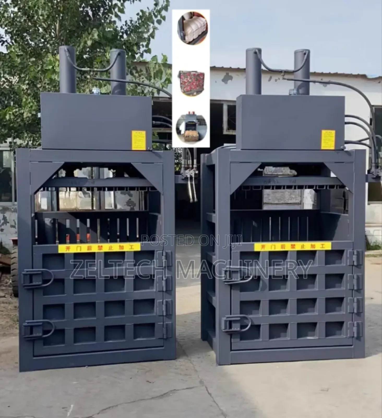 Compressing Bailing Plastics Machine