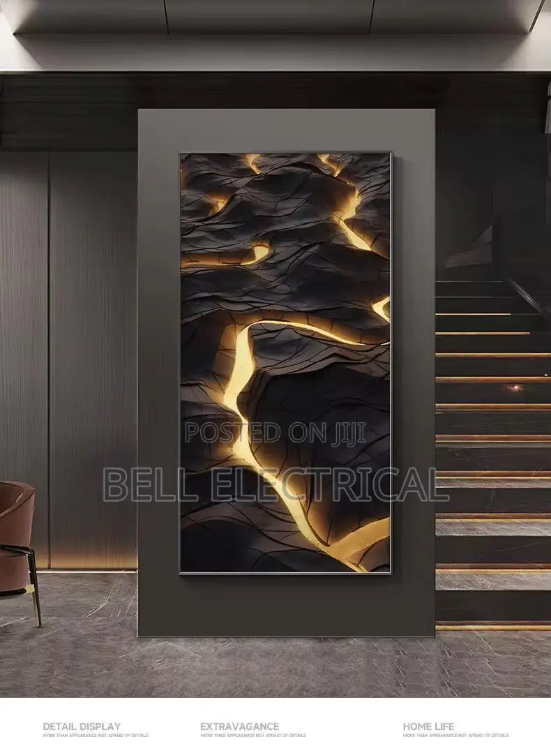 Wall Decoration, Abstract Lava Art,Led Wall Lights
