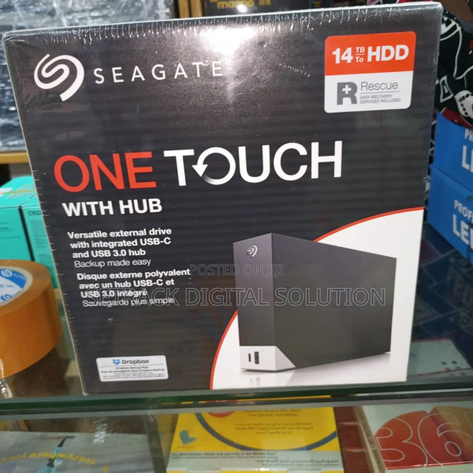 Seagate One Touch Hub 14tb External Hard Drive Desktop Hdd