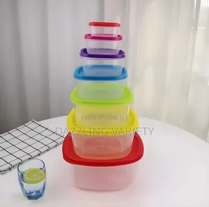 7 in 1 Rainbow Refrigerator Crisper Bowl Set