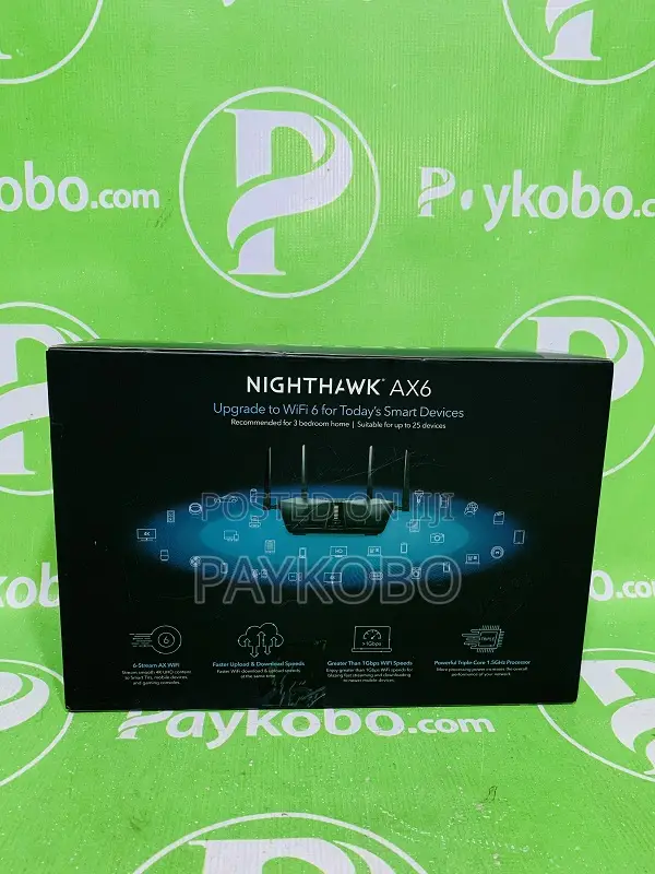 Netgear Nighthawk 6-Stream Ax5400 Wifi 6 Router (Rax50)