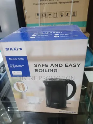 1.5 Liters Maxi Electric Jug, Black Color, 1850-2200 Watts