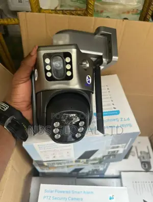 PTZ 4g Dual Lens Solar CCTV Camera 360° Outdoor